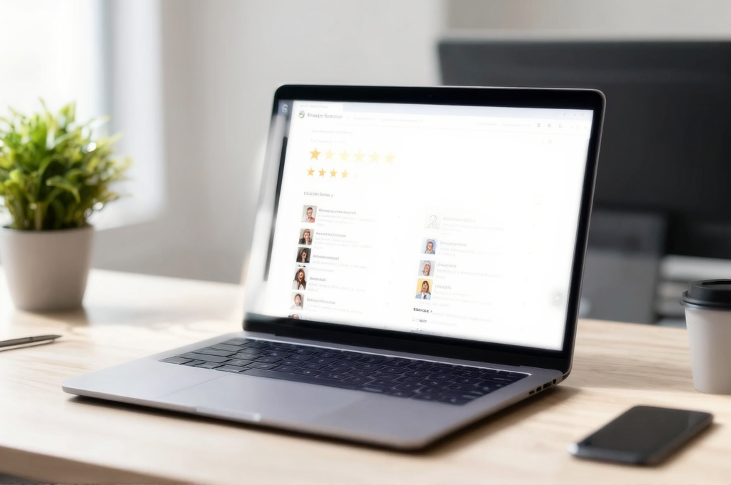 Googleビジネスプロフィールの口コミ画面